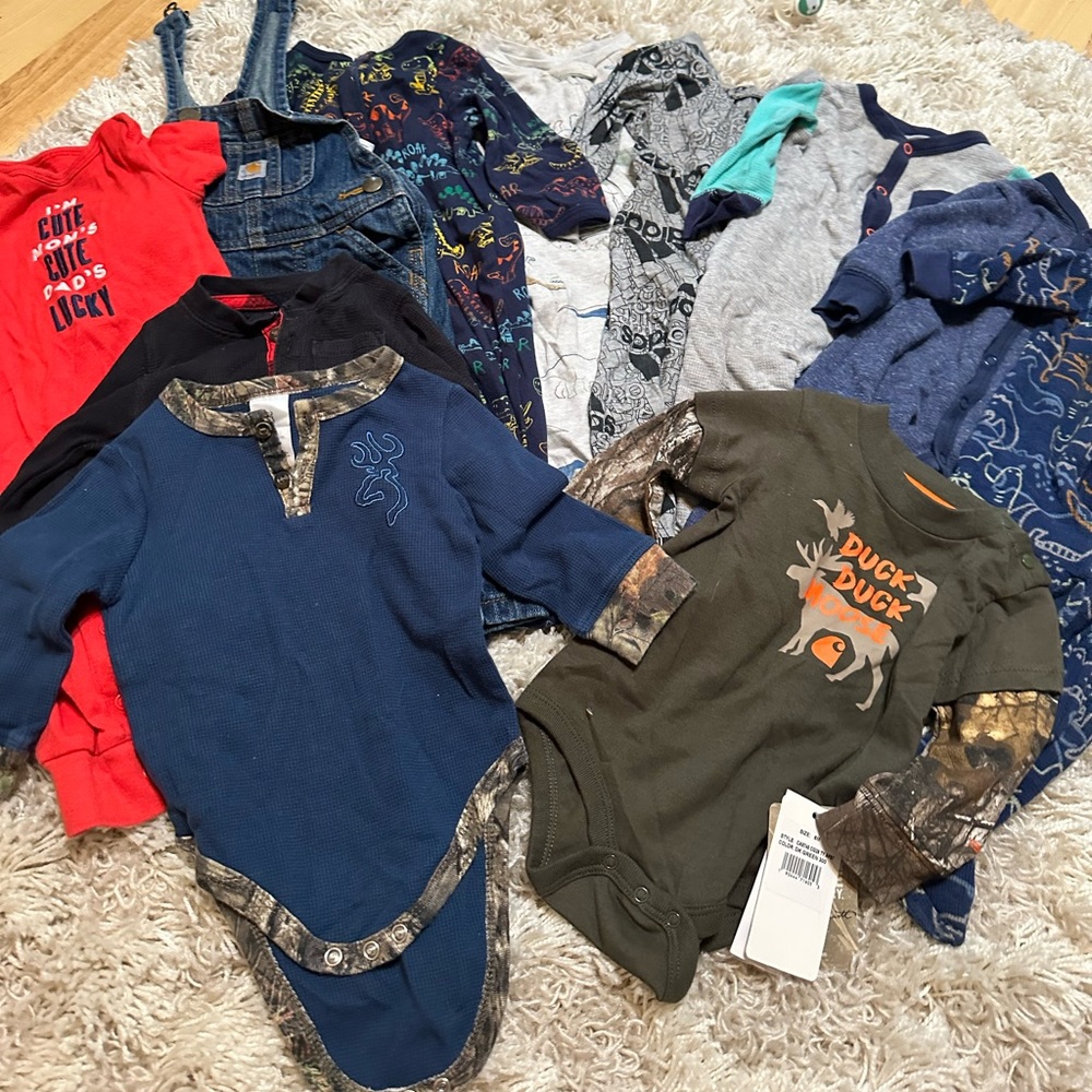 11 piece baby boy clothes set